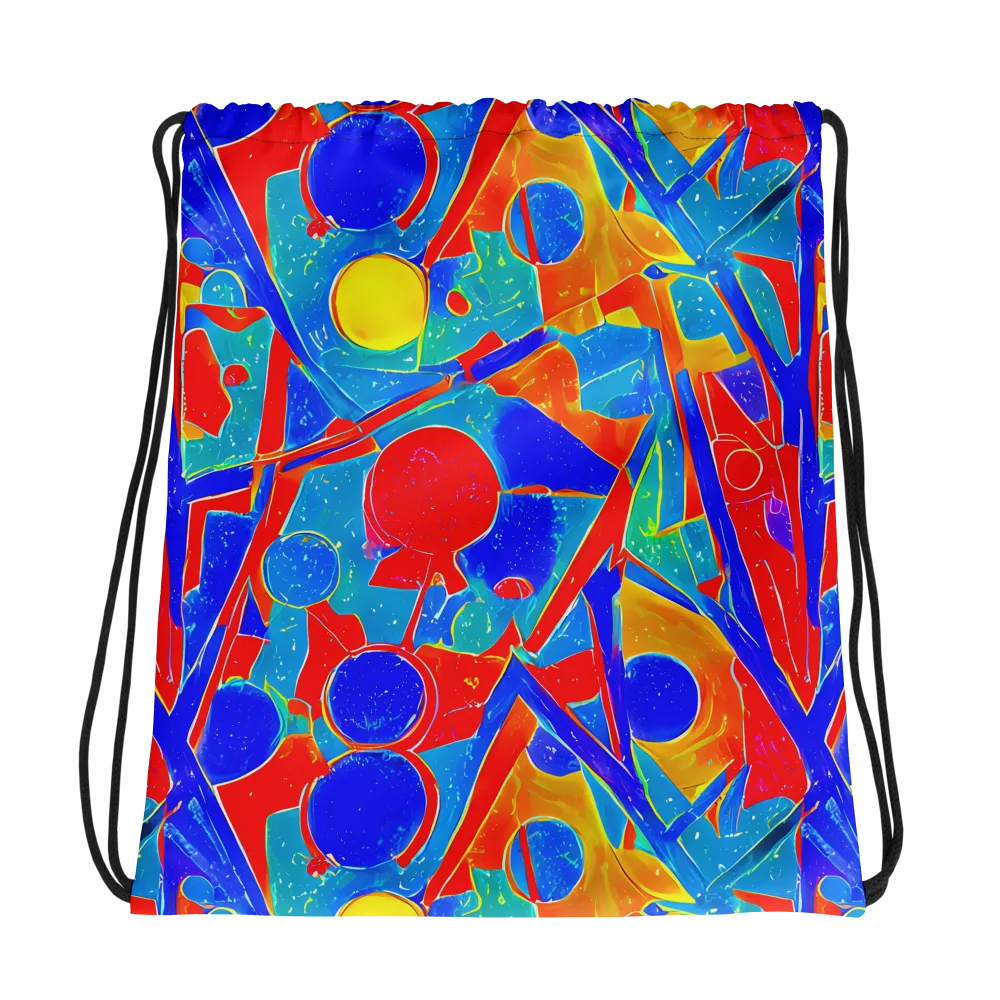 Atomic Confetti on Drawstring Bag — Photo