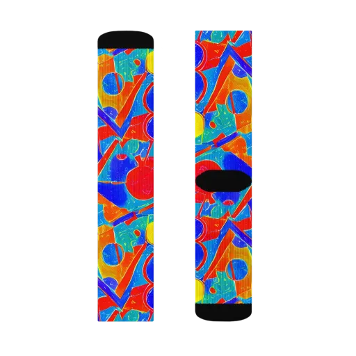 Atomic Confetti on a Socks