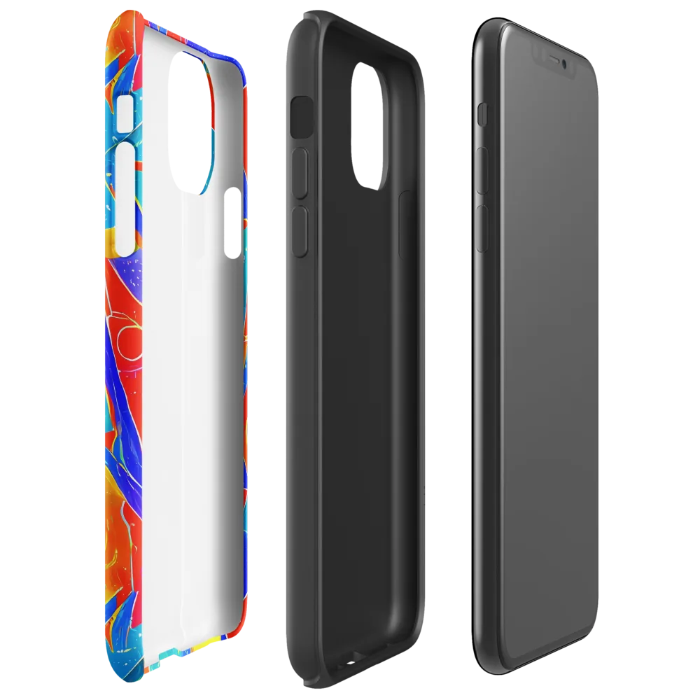 Atomic Confetti on Tough Case for iPhone® — Right