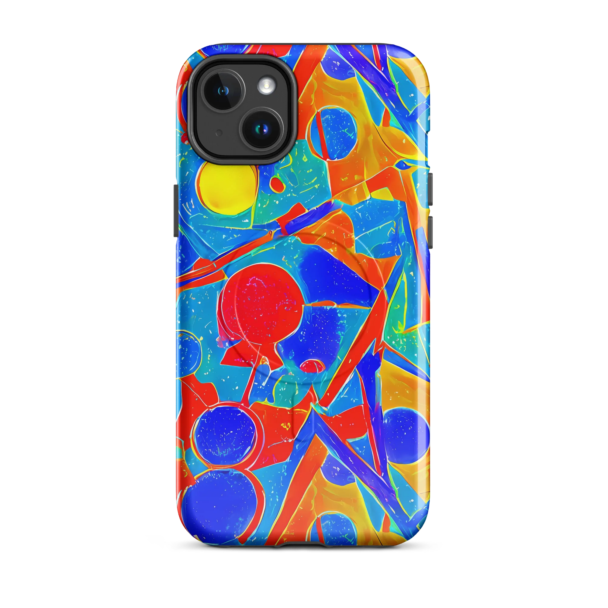 Atomic Confetti on MagSafe Tough Case for iPhone® — Front