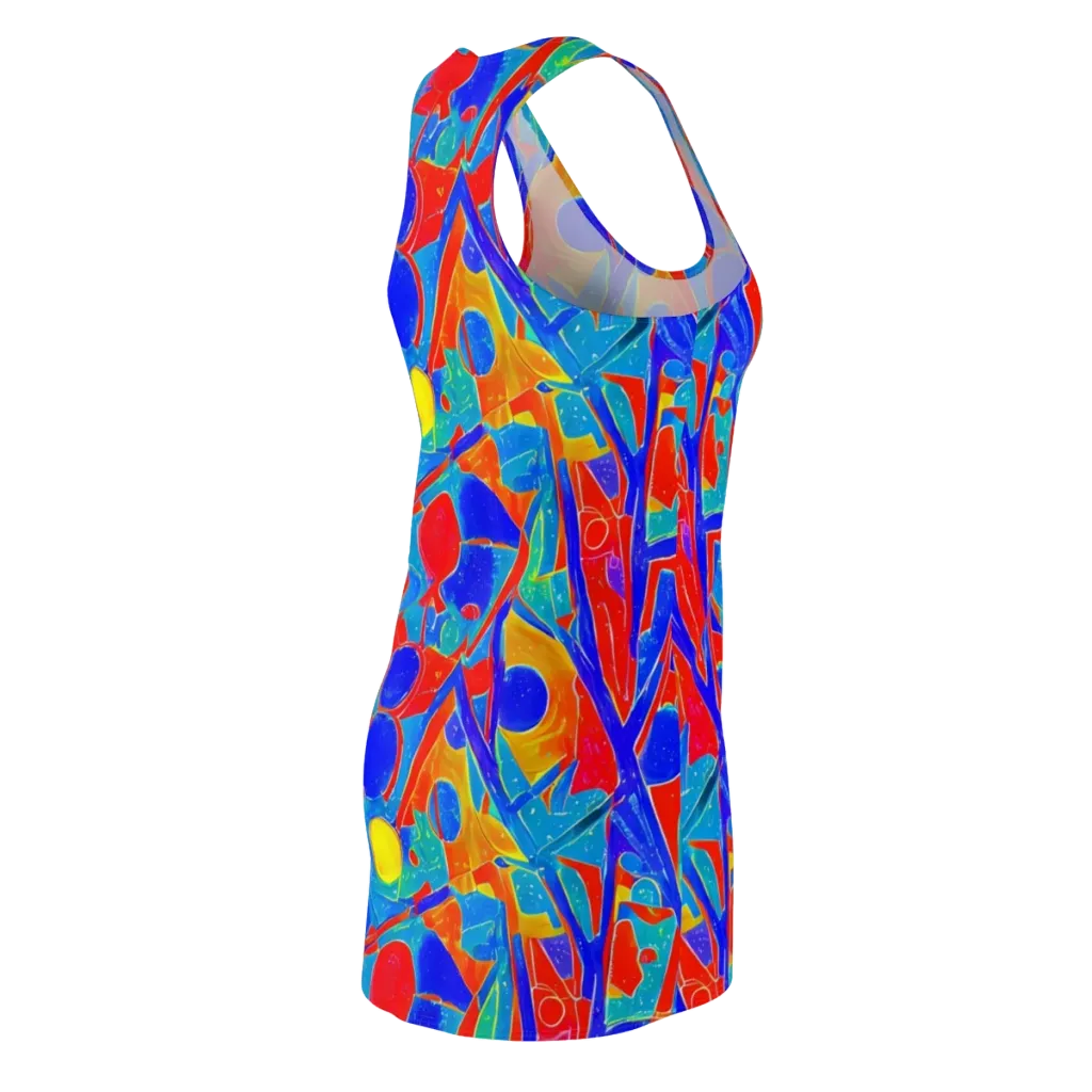 Atomic Confetti on Racerback Dress — Back Side