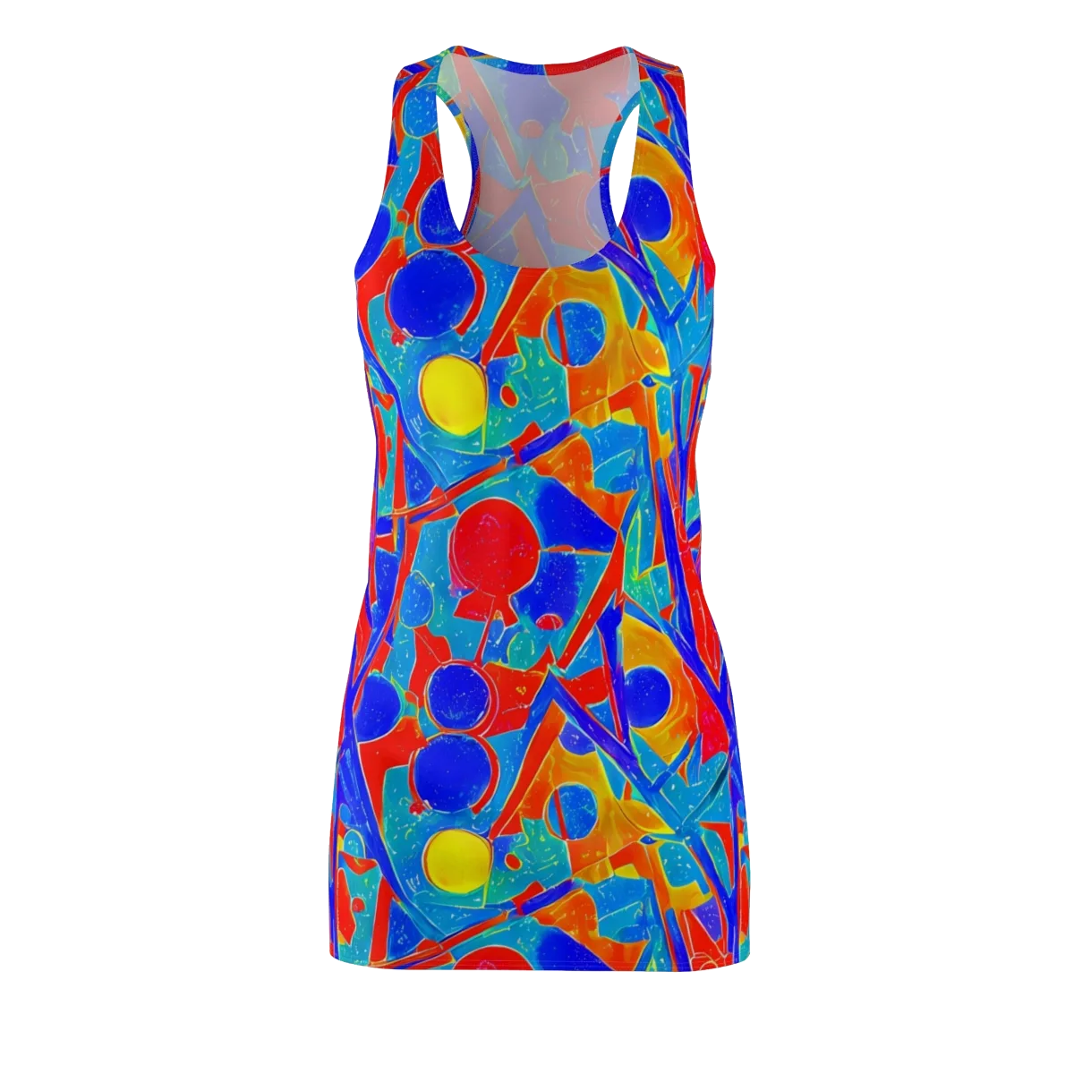 Atomic Confetti on Racerback Dress — Front
