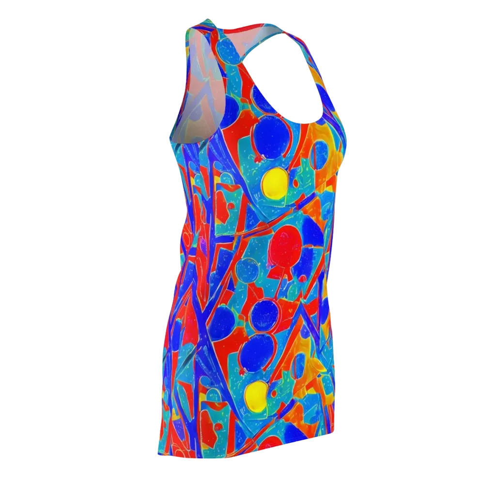 Atomic Confetti on Racerback Dress — Front Side