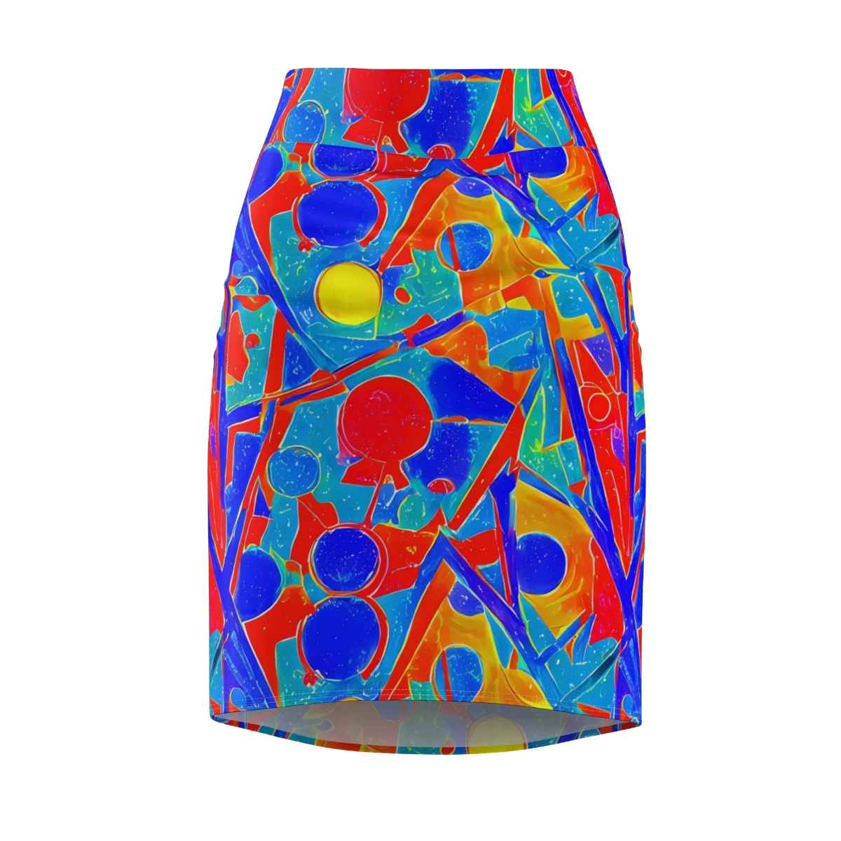 Atomic Confetti on Pencil Skirt — Front