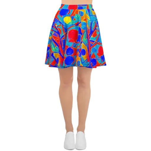 Atomic Confetti on a Skater Skirt