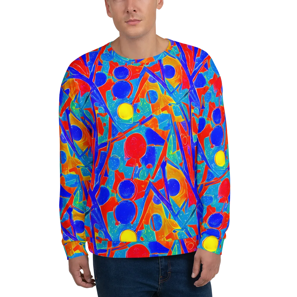 Atomic Confetti on Sweatshirt — Front