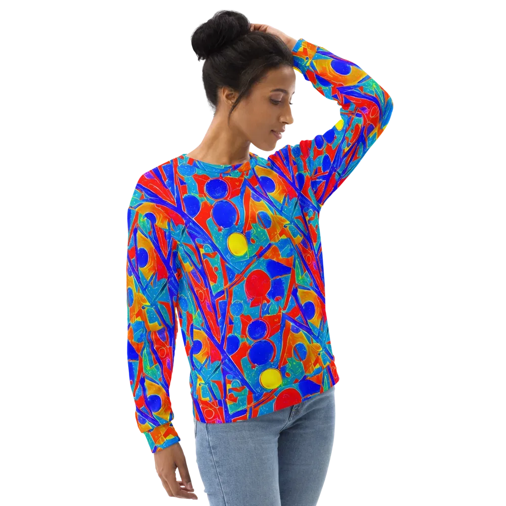 Atomic Confetti on Sweatshirt — Right Front
