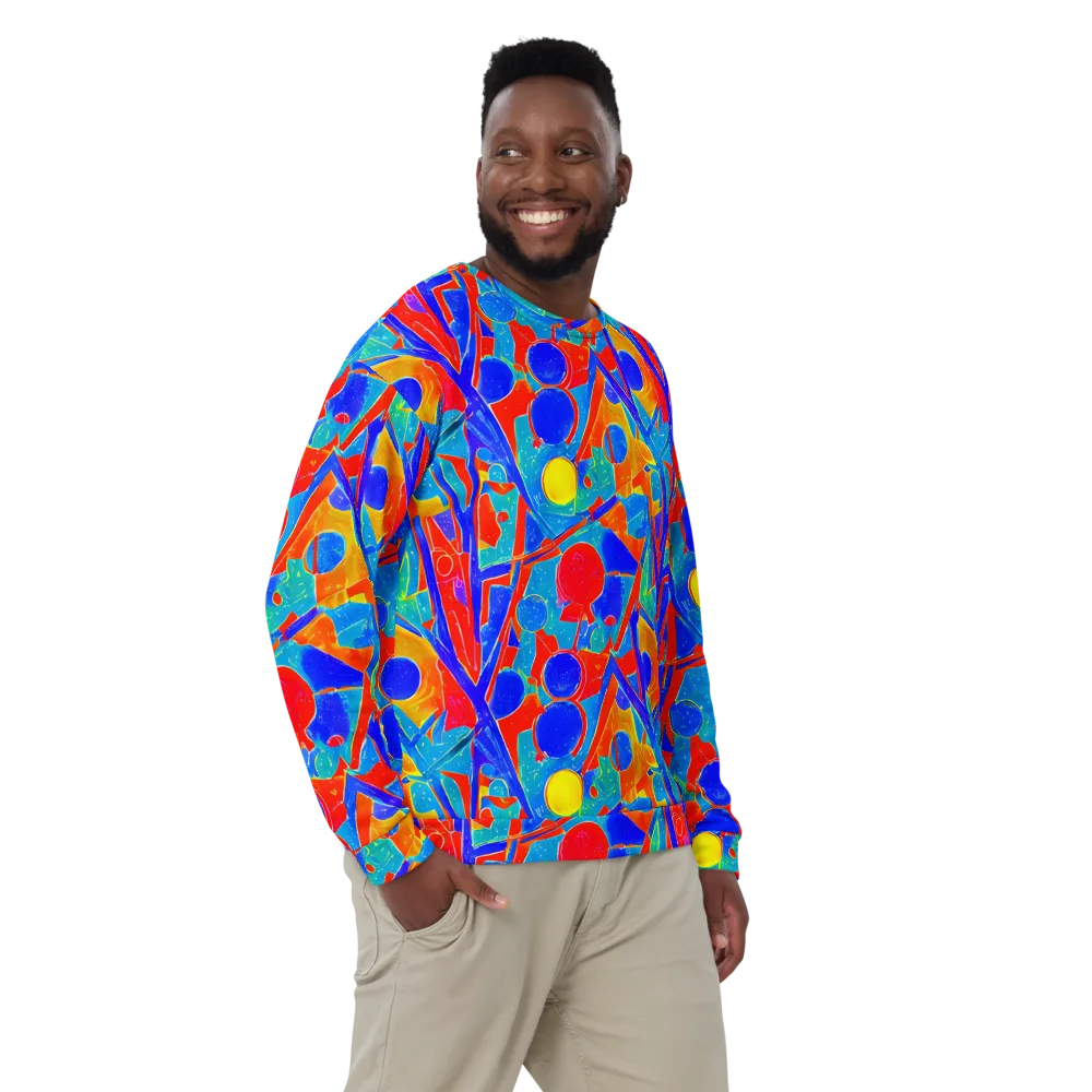 Atomic Confetti on Sweatshirt — Front
