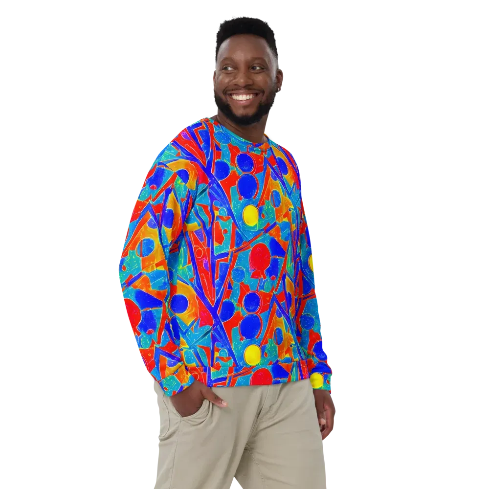 Atomic Confetti on Sweatshirt — Front