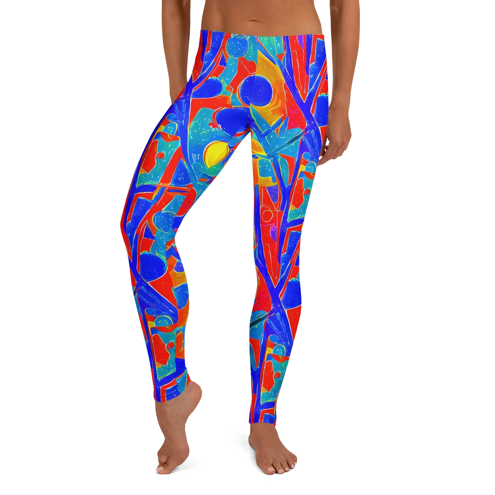 Atomic Confetti on Leggings — Front