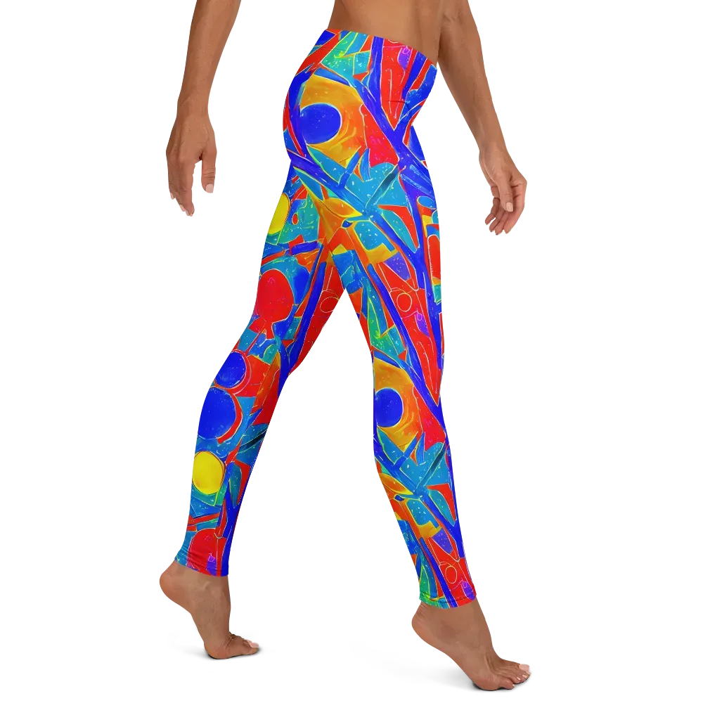 Atomic Confetti on Leggings — Right