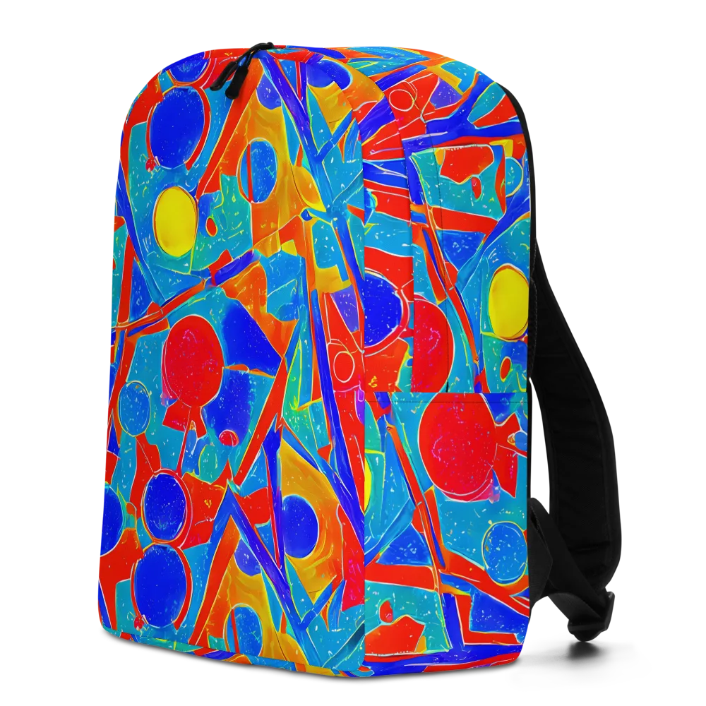 Atomic Confetti on Minimalist Backpack — Left