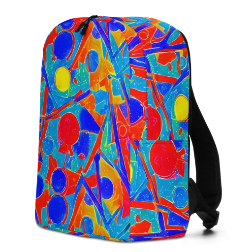 Atomic Confetti on a Minimalist Backpack
