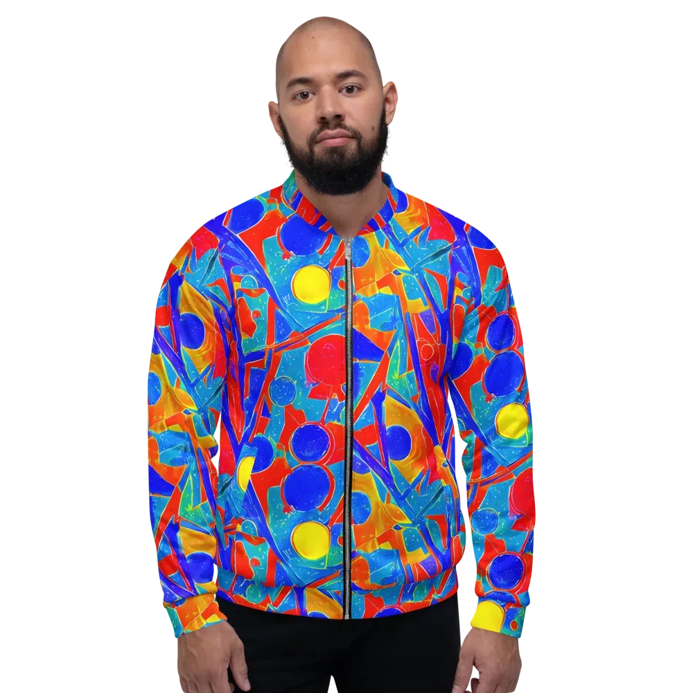 Atomic Confetti on Bomber Jacket — Front