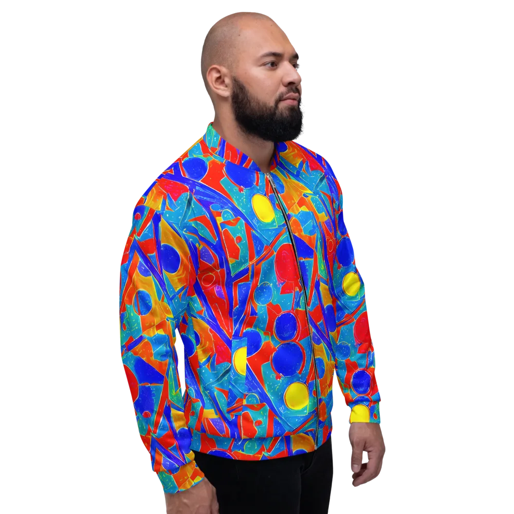 Atomic Confetti on Bomber Jacket — Right
