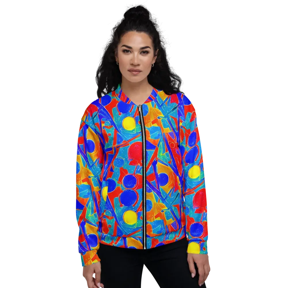 Atomic Confetti on Bomber Jacket — Front