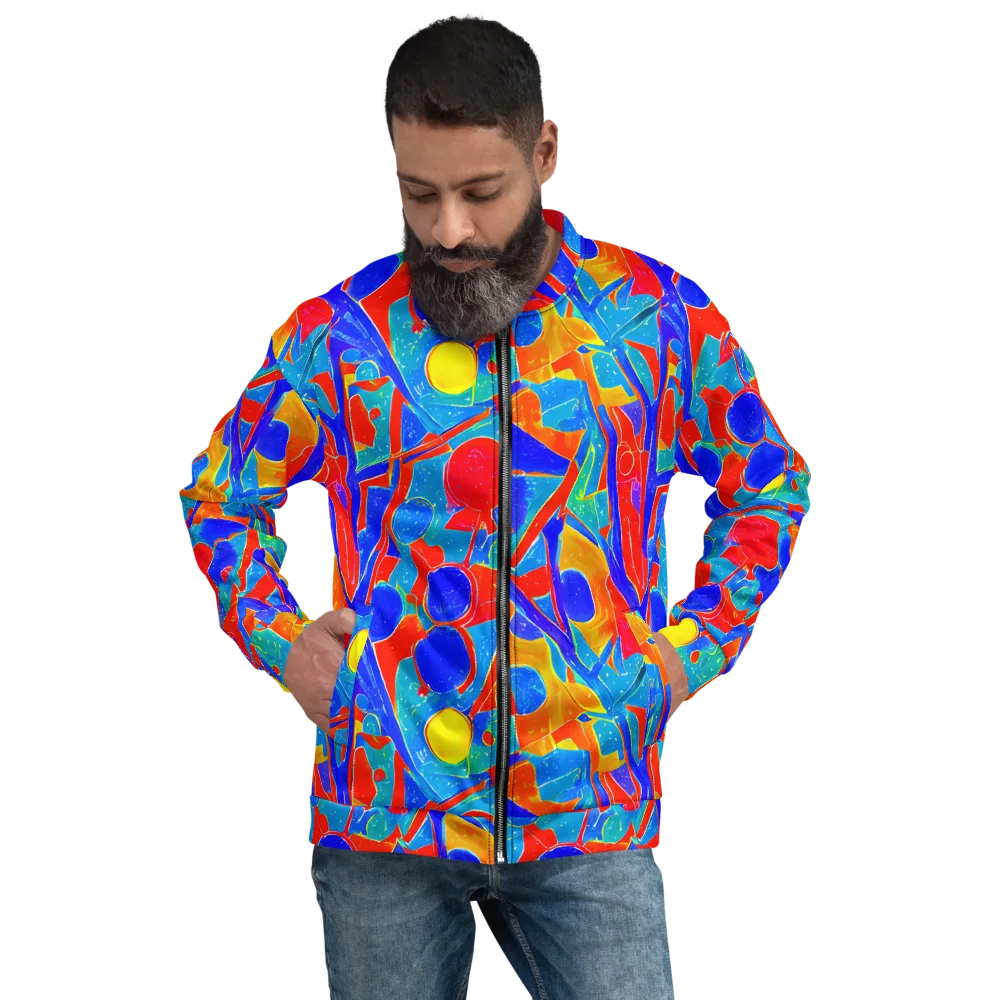 Atomic Confetti on Bomber Jacket — Front