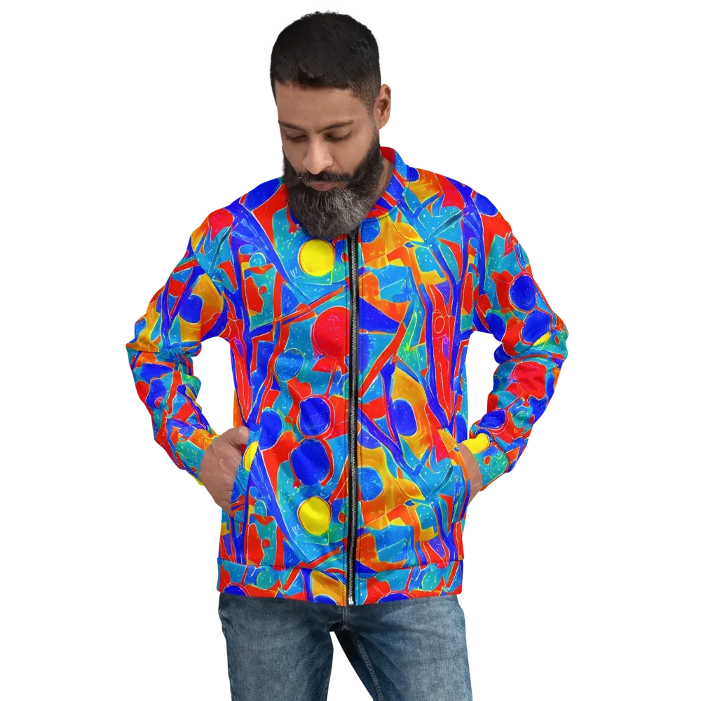 Atomic Confetti on Bomber Jacket — Front