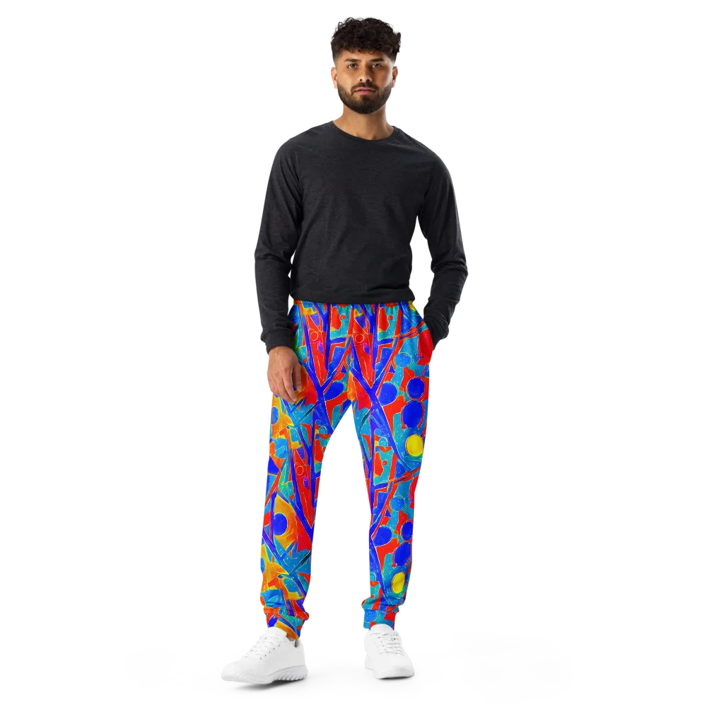 Atomic Confetti on Men's Joggers — Front