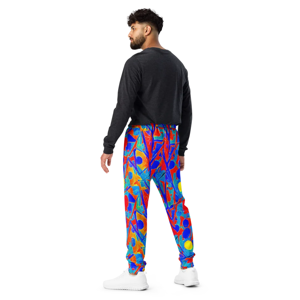 Atomic Confetti on Men's Joggers — Back