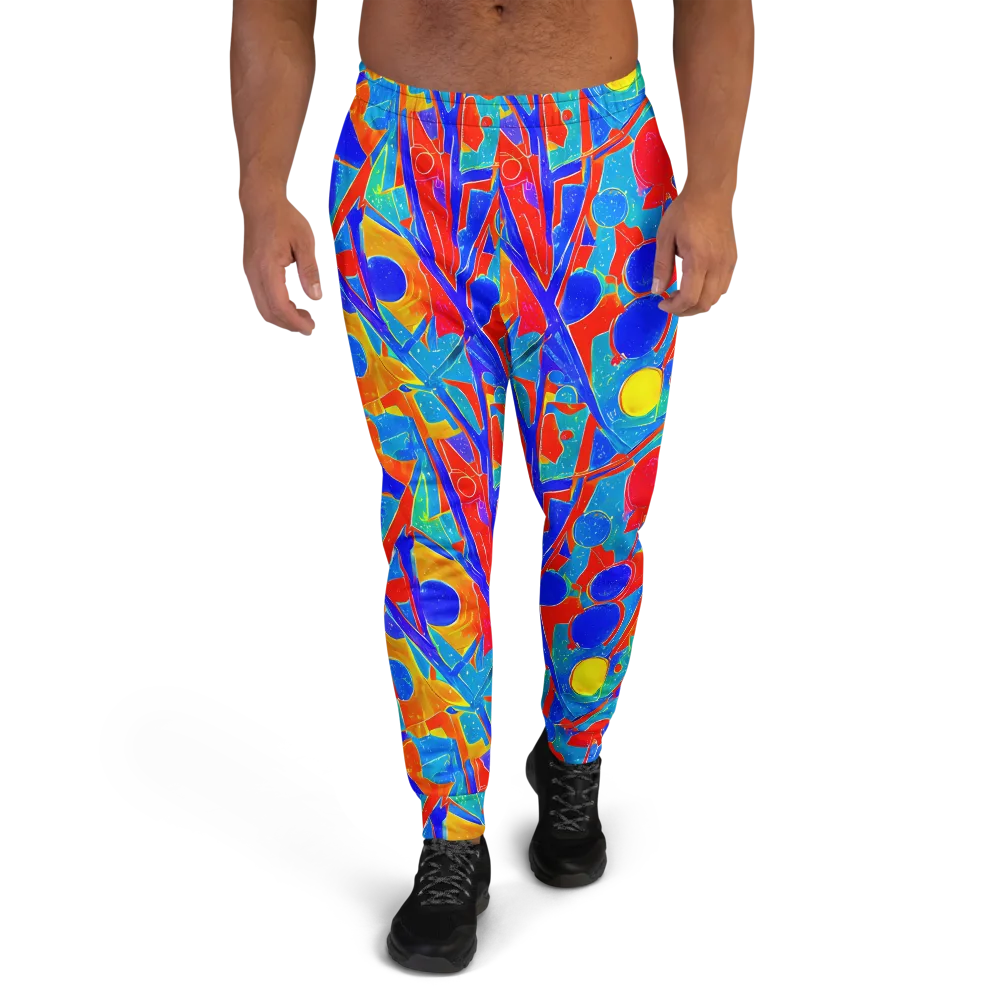 Atomic Confetti on Men's Joggers — Front