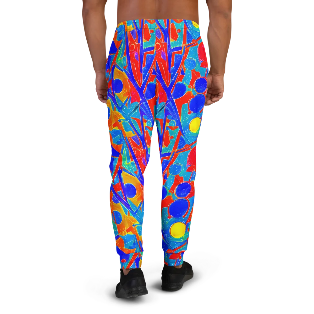 Atomic Confetti on Men's Joggers — Back