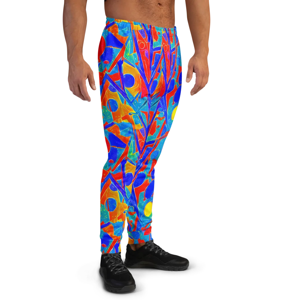 Atomic Confetti on Men's Joggers — Right