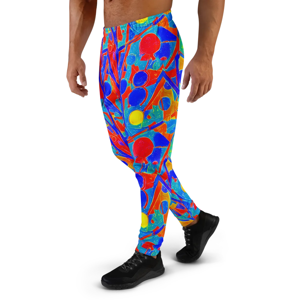 Atomic Confetti on Men's Joggers — Left