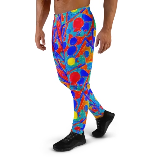 Atomic Confetti on a Men's Joggers