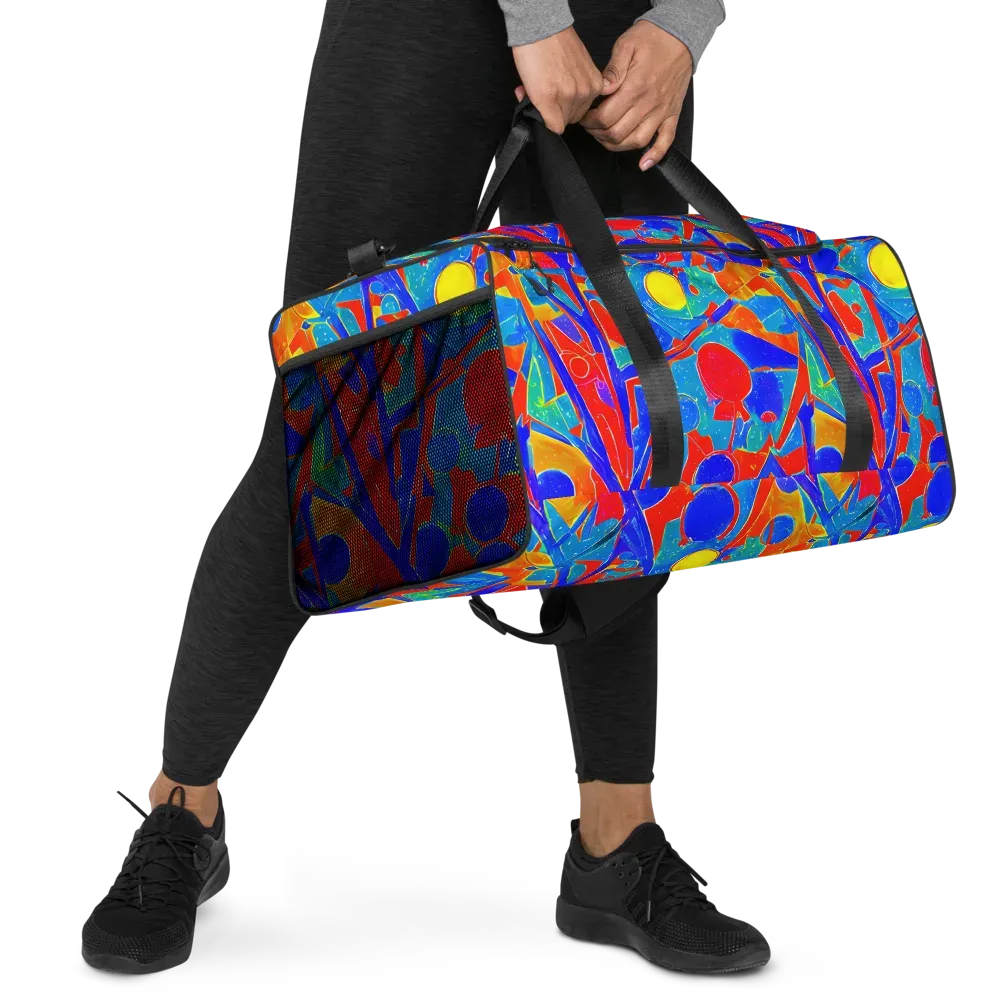 Atomic Confetti on Duffle Bag — Right Front