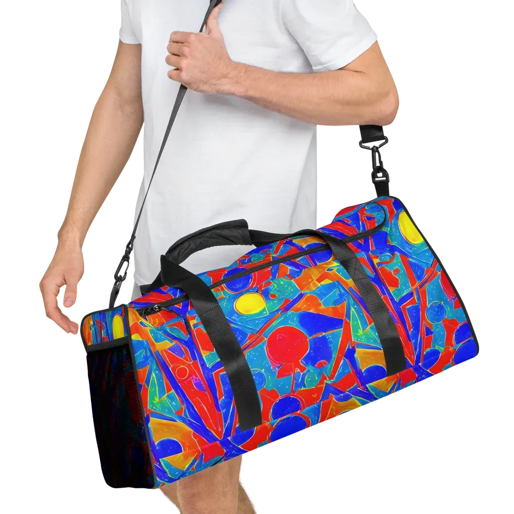 Atomic Confetti on Duffle Bag — Right Front