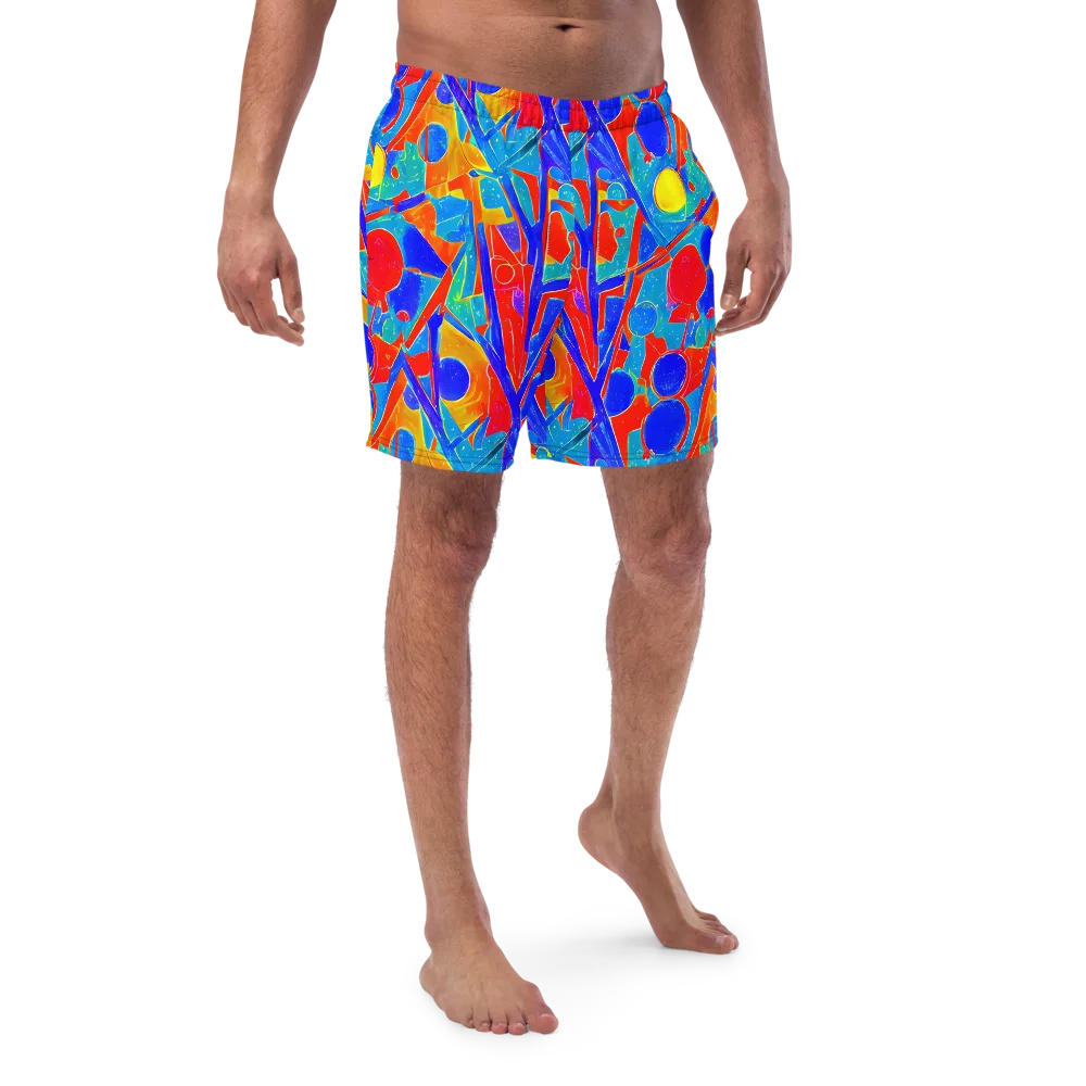 Atomic Confetti on Swim Trunks — Front