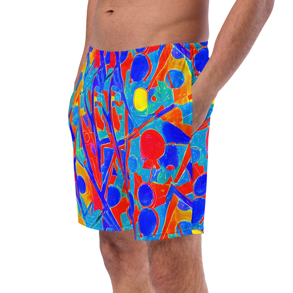 Atomic Confetti on Swim Trunks — Left Front