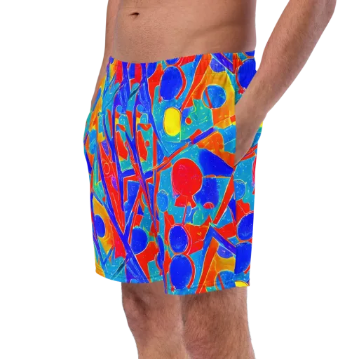 Atomic Confetti on a Swim Trunks