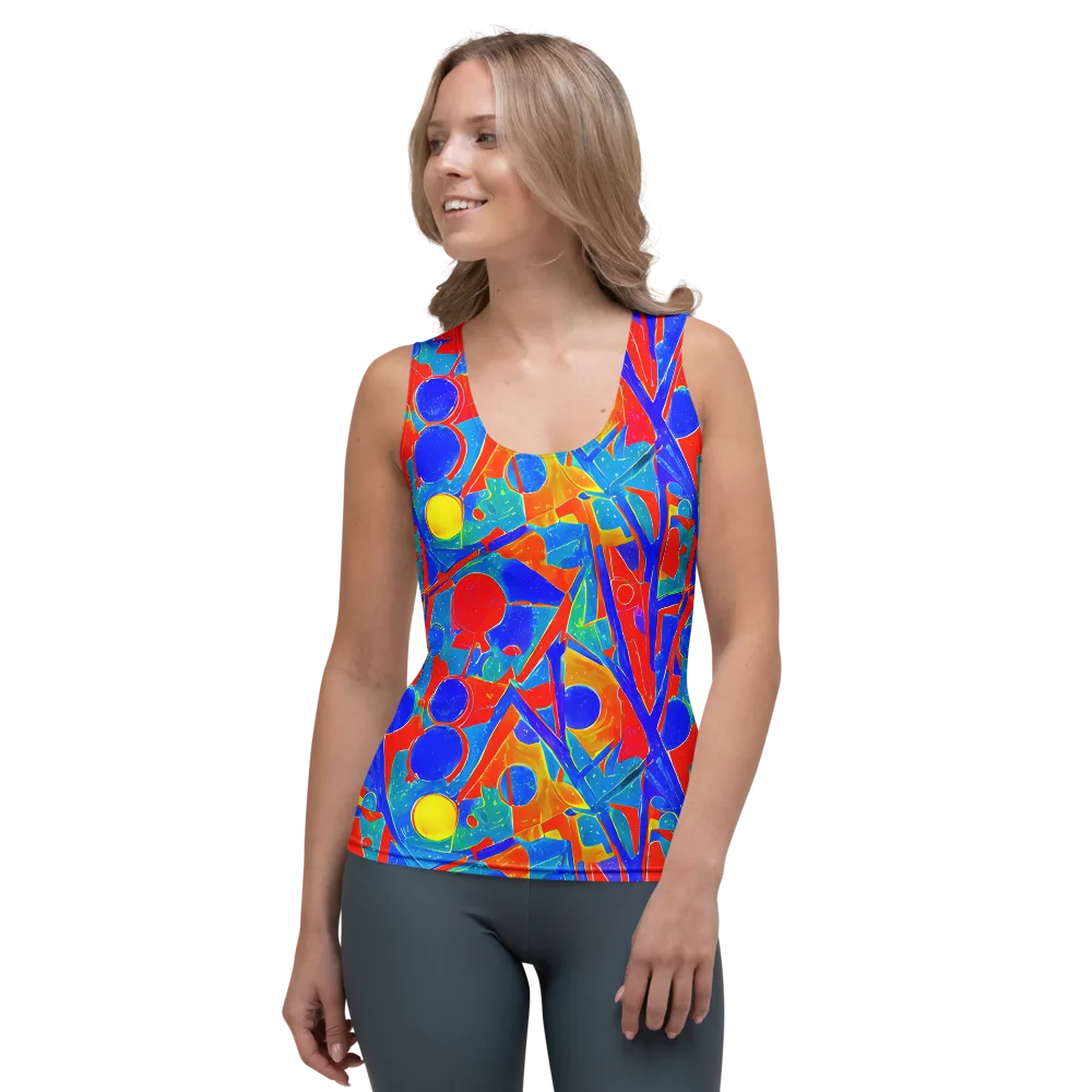 Atomic Confetti on Women's Tank Top — Front