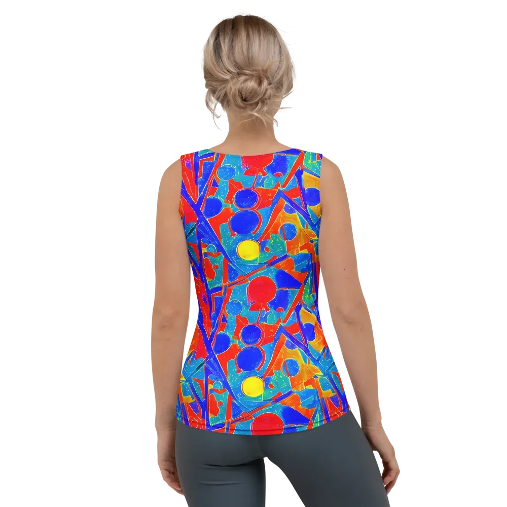 Atomic Confetti on Women's Tank Top — Back
