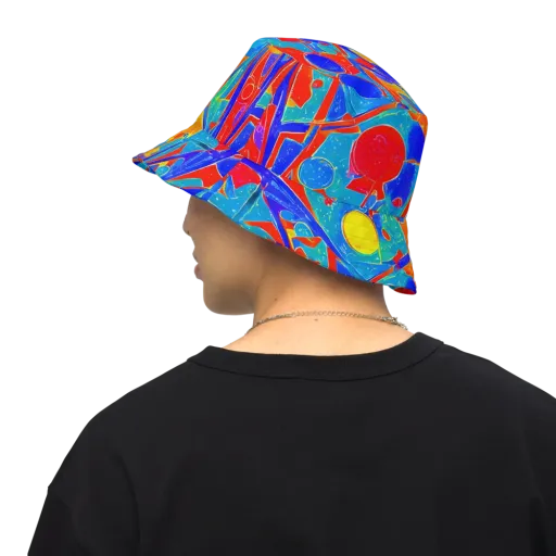 Atomic Confetti on a Reversible Bucket Hat