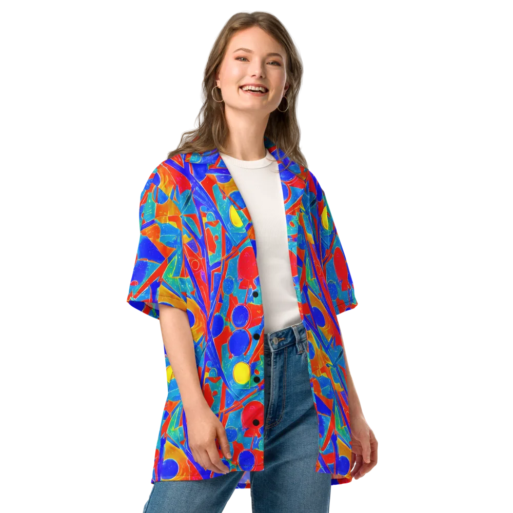 Atomic Confetti on Button Shirt — Front