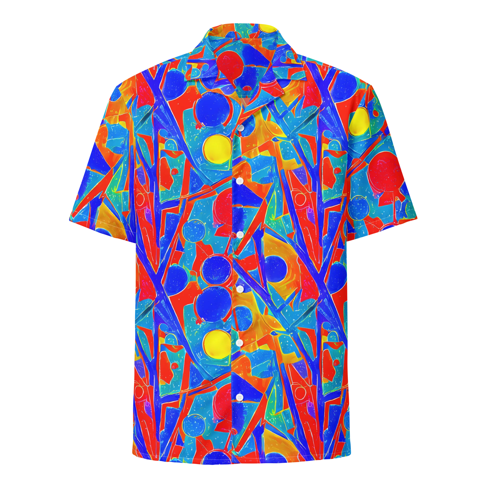 Atomic Confetti on Button Shirt — Front