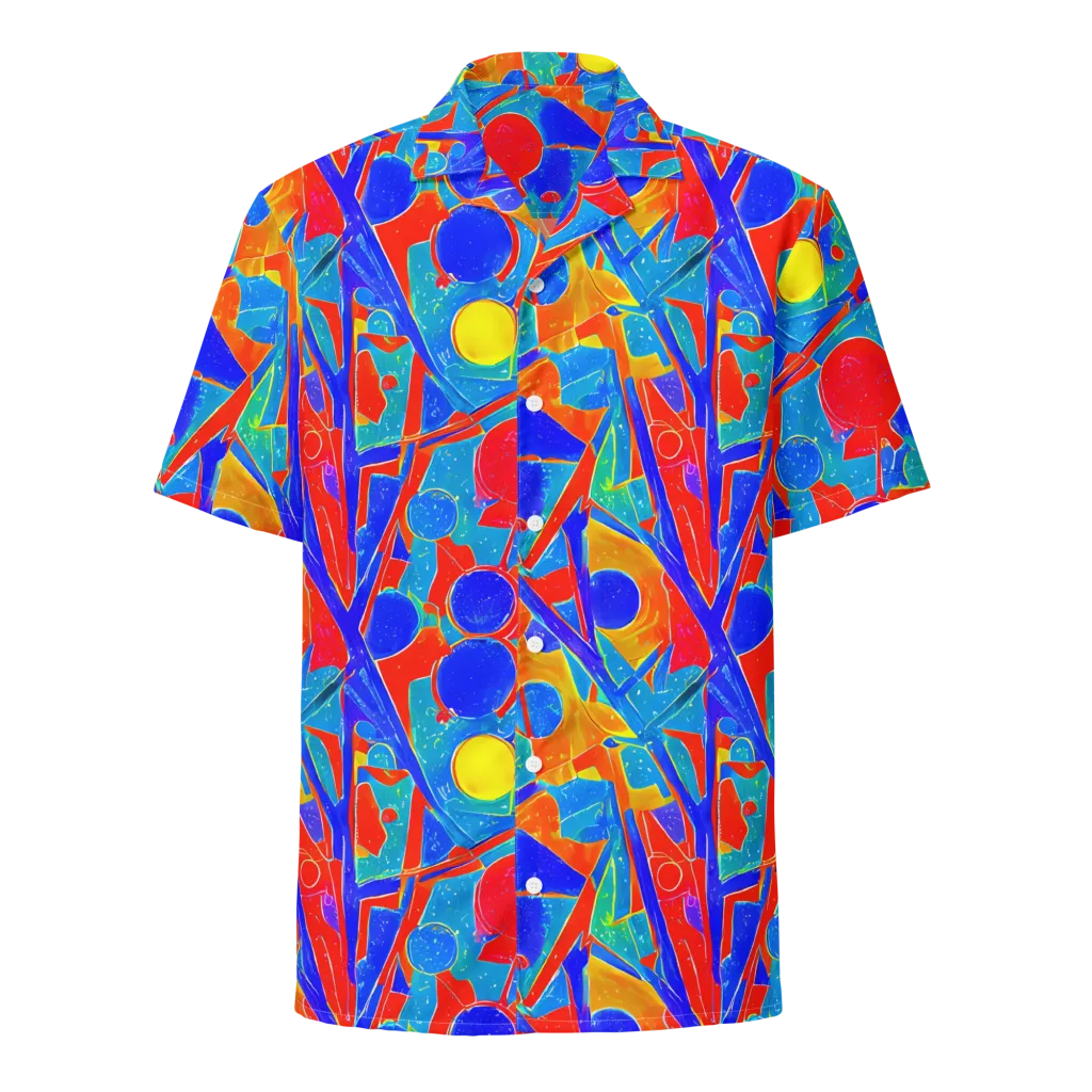 Atomic Confetti on Button Shirt — Front