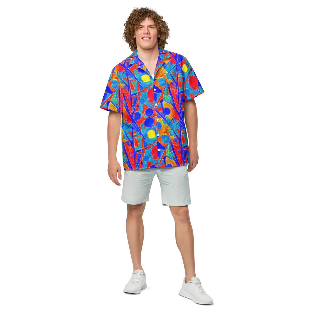 Atomic Confetti on Button Shirt — Front