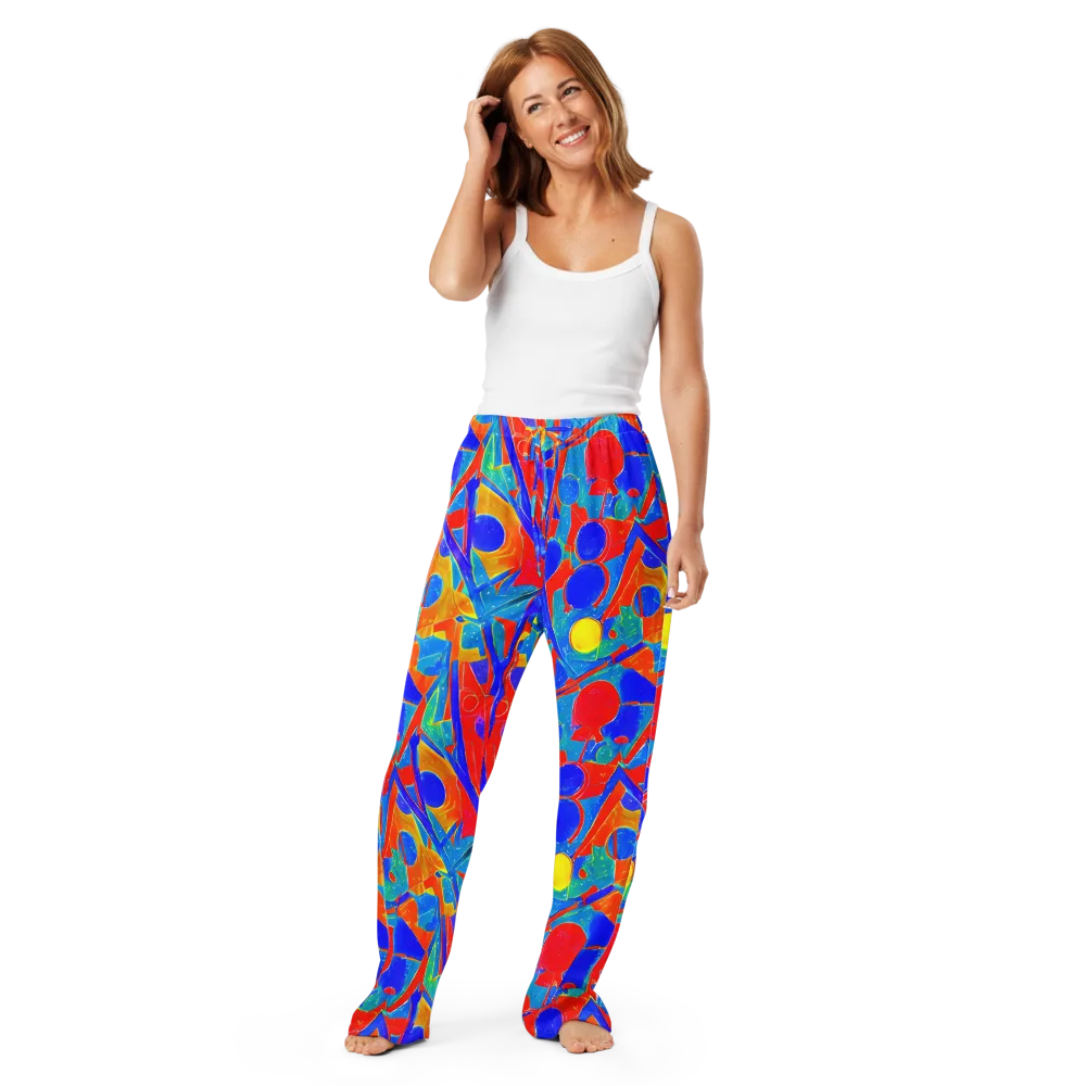 Atomic Confetti on Women's Pajama Pants — Front