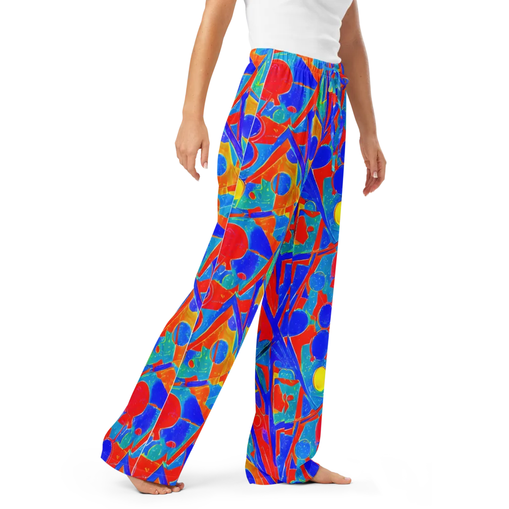 Atomic Confetti on Women's Pajama Pants — Right Front