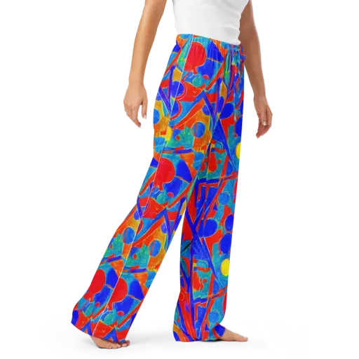 Atomic Confetti on a Women's Pajama Pants
