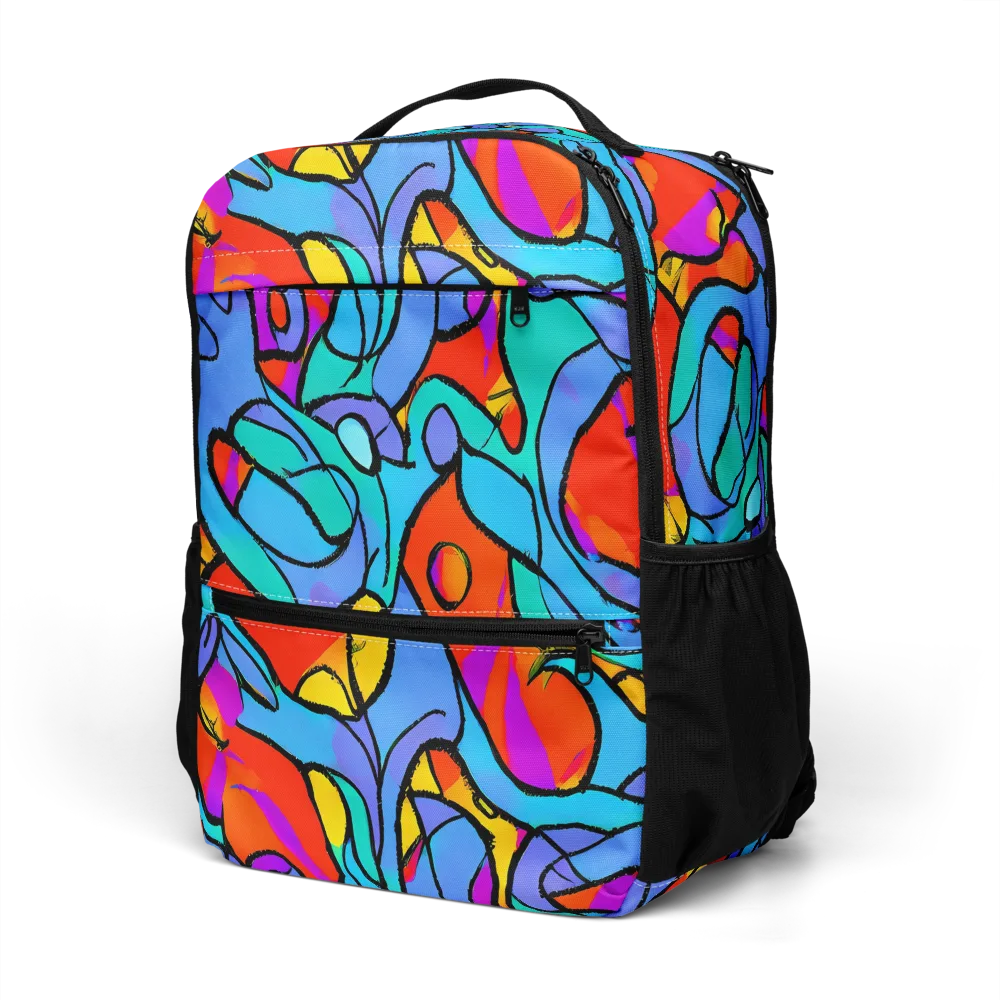 Prism Botanica on Utility Backpack — Left Front