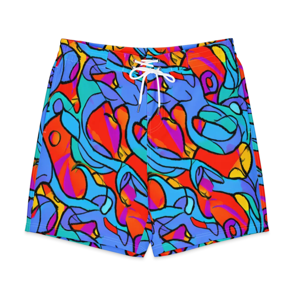 Prism Botanica on Men's Board Shorts — Front