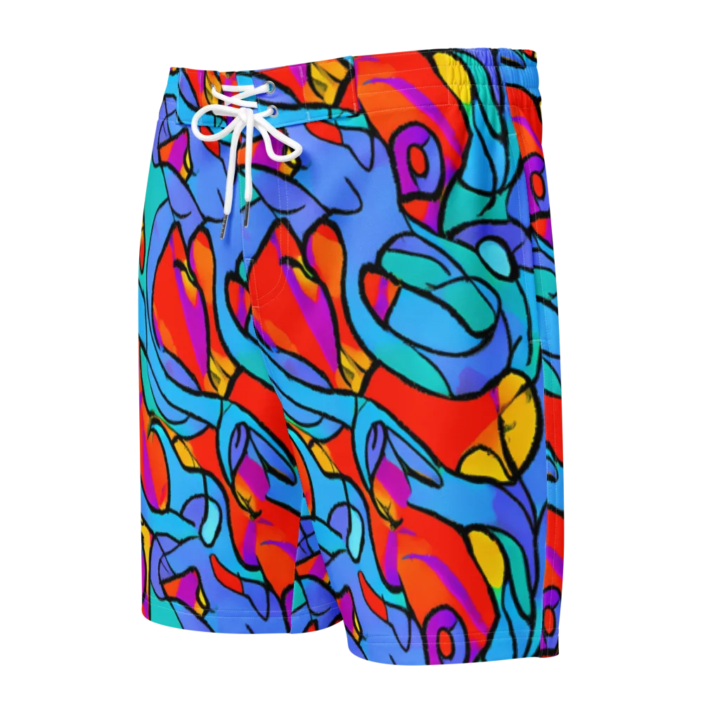 Prism Botanica on Men's Board Shorts — Front