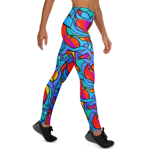 Prism Botanica on a Yoga Leggings