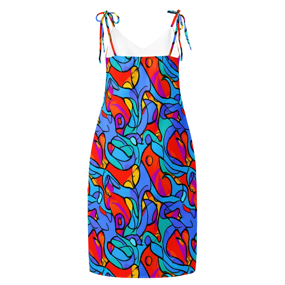 Prism Botanica on Slip Dress — Back