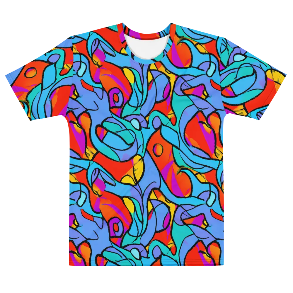 Prism Botanica on Men's Cotton Crew Neck T-Shirt — Front